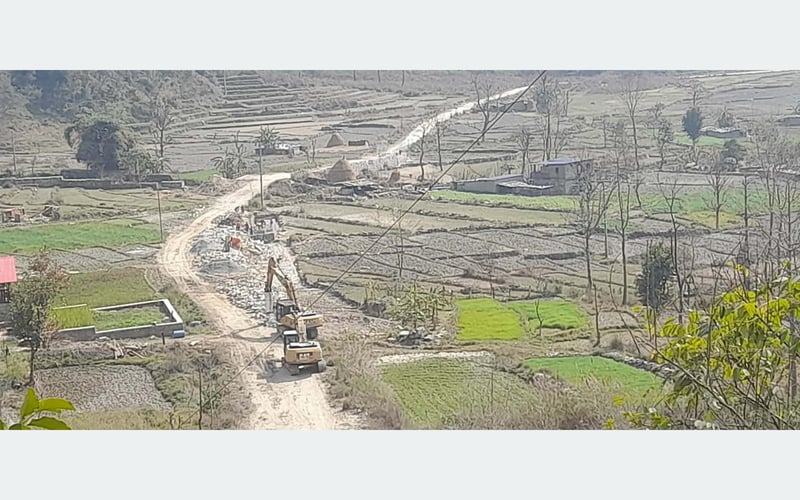 Upgradation Begins on Long-Stalled Section of Kaligandaki Highway in Parbat