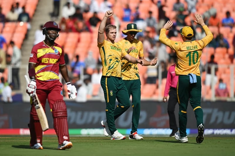 South Africa Dominates West Indies by 9 Wickets in T20 World Cup Super 8 Clash