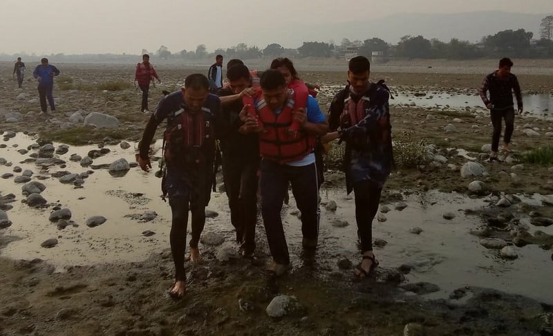 Woman Rescued After Jumping into Narayani River in Chitwan