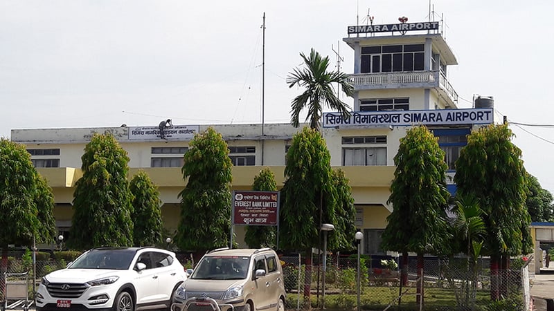 ‘भिजिबिलिटी’ नपुगेपछि आजको सिमरा उडान सबै बन्द
