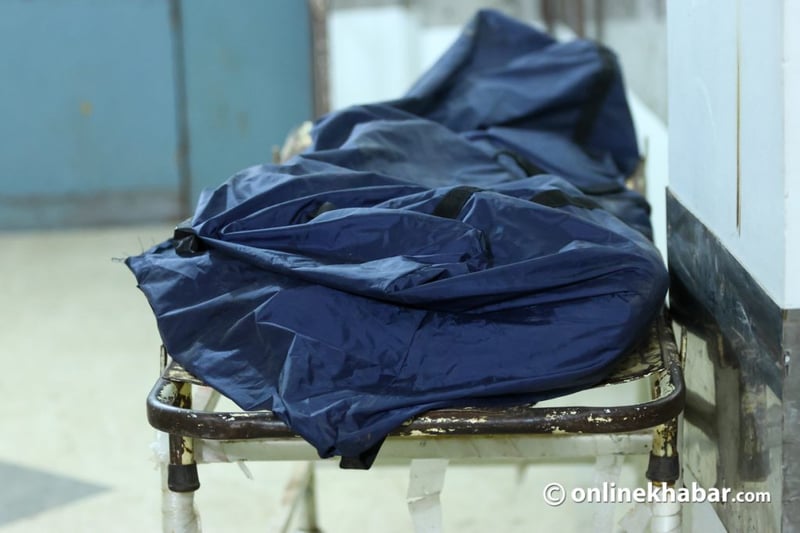 काठमाडौंको खाली जग्गामा भेटियो पुरुषको शव