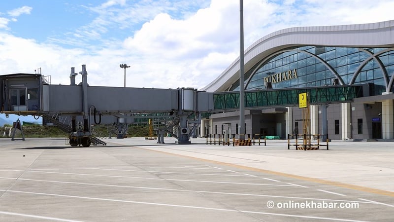 पोखरा विमानस्थलमा एक महिनामा ९ अन्तर्राष्ट्रिय उडान र अवतरण, ७४ यात्रु