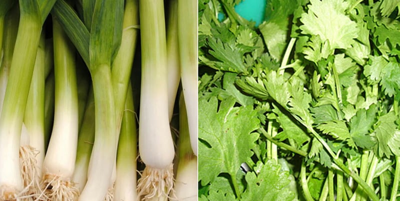 हरियो लसुन र धनियाँको मूल्य घट्यो