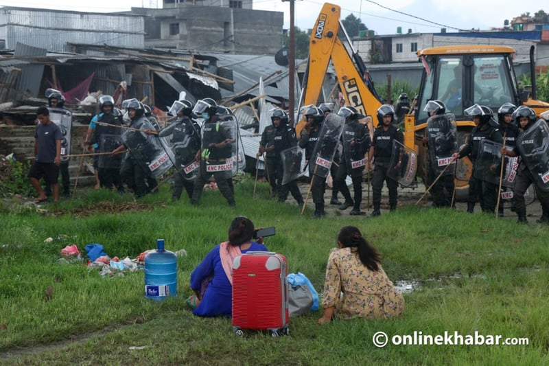 सुकुमवासी बस्ती खाली गराउने सरकारको तयारीविरुद्ध प्रदर्शन हुने