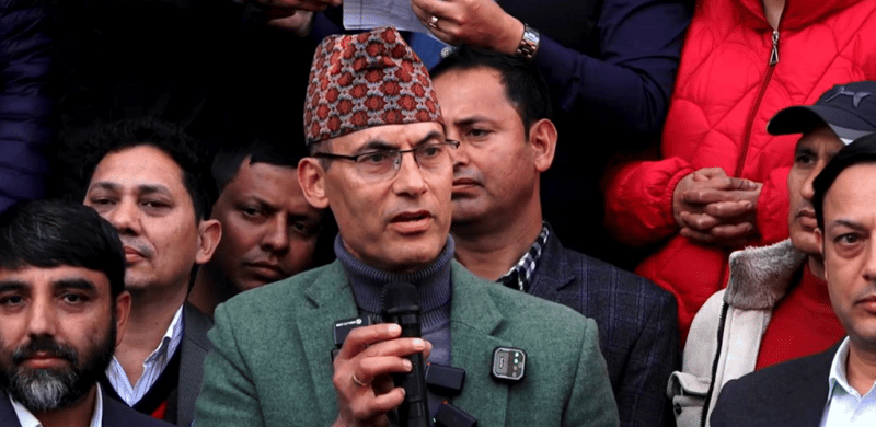 ओखलढुंगामा पनि अघि लागे रास्वपाका पोखरेल