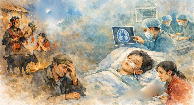 बोका चढाउने कि शल्यक्रिया गर्ने ? अन्धविश्वास र विज्ञानको दोधारमा एक बालकको जीवन