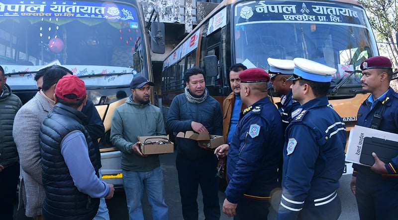 उपत्यकाका सार्वजनिक सवारीमा सीसी क्यामेरा जडान