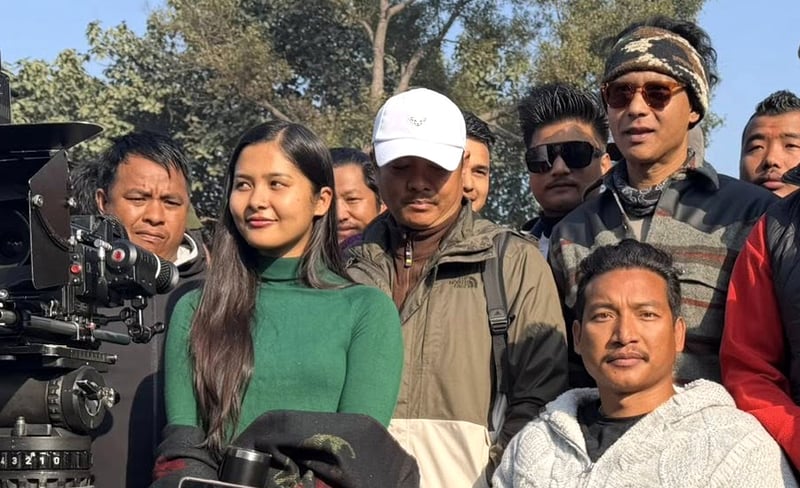 तेरिया मगरले दाङबाट थालिन् डेब्यू फिल्म ‘मितज्यू’ को छायांकन