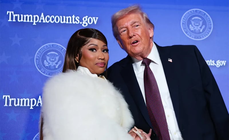 हिपहप स्टार निकी मिनाजले ट्रम्पको प्रशंसा गर्दै भनिन् : म उहाँकी ‘नम्बर वान फ्यान’