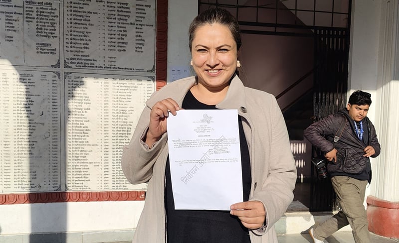 निशा अधिकारीले सार्वजनिक गरिन् चुनावको आम्दानी र खर्च विवरण