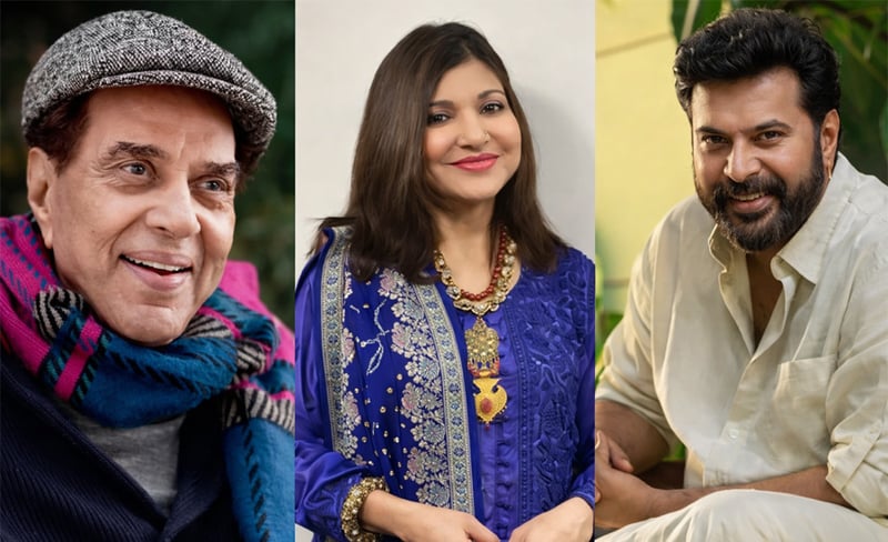 धर्मेन्द्र, आर माधवन, अल्का याज्ञनिकसहितलाई पद्म विभूषण