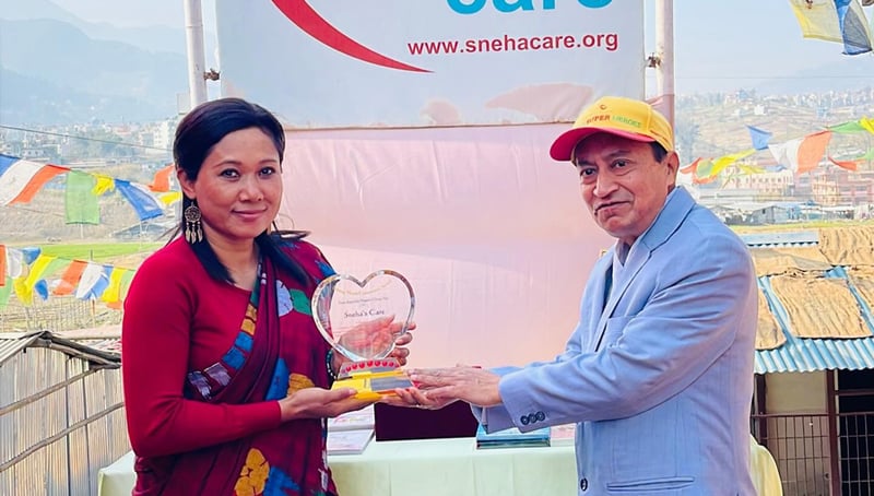 पशु कल्याणको काम गर्दै आएको ‘स्नेहाज केयर’ प्रतिष्ठित अन्तर्राष्ट्रिय अवार्डबाट सम्मानित