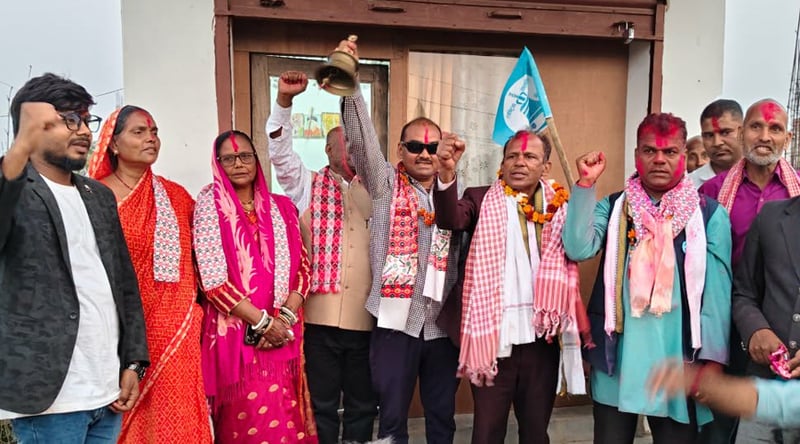 धनुषा ४ : आजपाका उम्मेदवार महतो रास्वपा प्रवेश