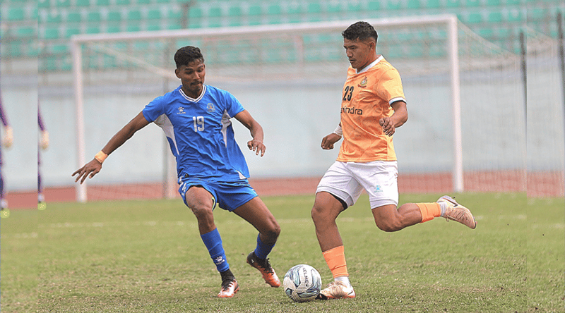 राष्ट्रिय लिग : विभागीय डर्बीमा एपीएफ र पुलिसको बराबरी