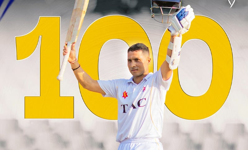 जय ट्रफी : पुलिसविरुद्ध भीम सार्कीको शतक, आर्मीलाई झिनो अग्रता