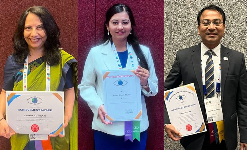 हङकङमा आयोजित कार्यक्रममा ३ नेपाली चिकित्सक र एक अस्पताल पुरस्कृत