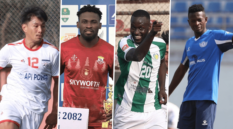 राष्ट्रिय लिग फुटबलमा ह्याट्रिक गर्ने चार खेलाडी