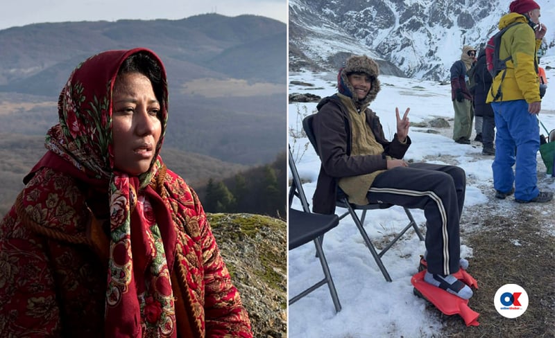 मेनुका र रिकेनले जर्जिया पुगेर ‘ह्वेन क्लाउड्स फल’ को छायांकन टुंगाए