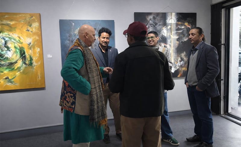 ‘म्युजिक आर्ट ग्यालरी’ मा दुई कलाकारको दशक लामो यात्रा