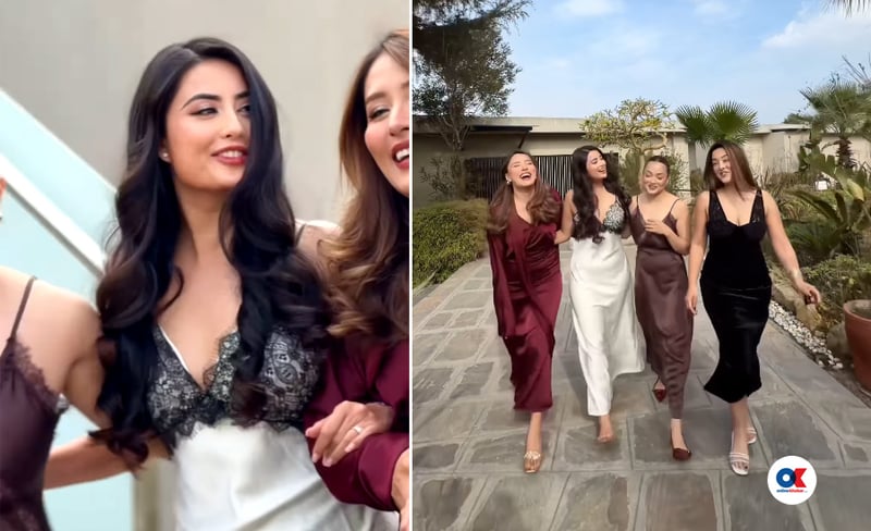 नीतिलाई लाग्यो विवाह, साथीहरूसँग ‘ब्याचलरेट पार्टी’ मनाउँदै