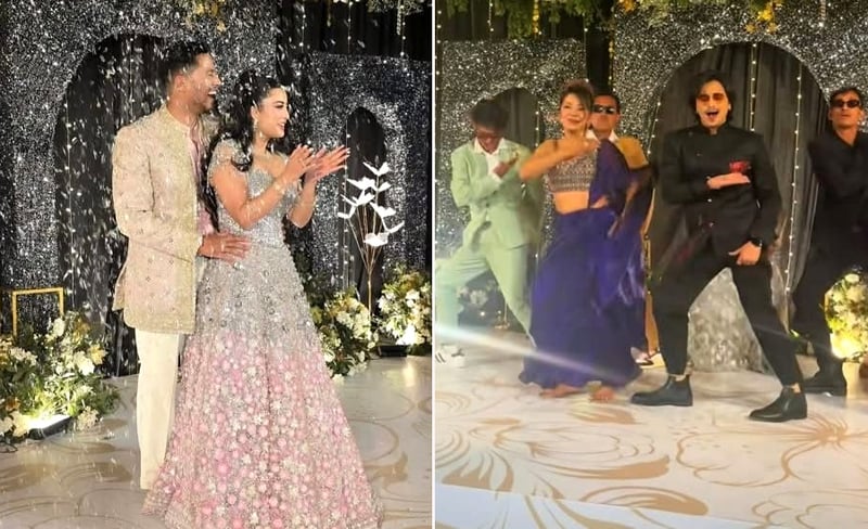 नीति-याञ्चितको विवाह उत्सवमा रमाए सेलिब्रेटी, पल-बेनिशाको ठुम्का