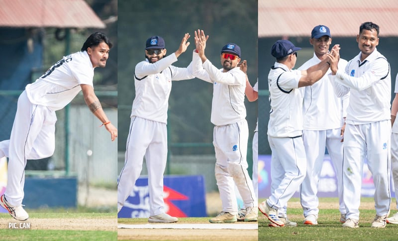 बलिङमा करण र ललित तथा ब्याटिङमा भुर्तेल चम्किँदा बागमतीविरुद्ध पुलिस अग्रतामा