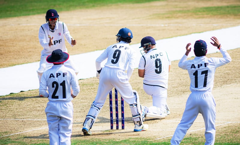 दिल्सादको अर्धशतकमा एपीएफविरुद्ध पुलिस अग्रता नजिक