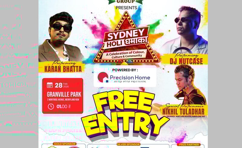 ‘सिड्नी होली धमाका’ आयोजना हुने