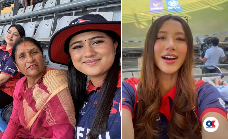 वाङ्खेडेमा नेपाली टिमको हौसला बढाउँदै कलाकार, कन्टेन्ट क्रिएटर