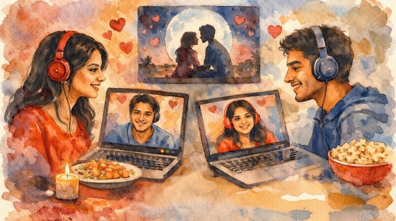 टाढा रहेका जोडीहरूका लागि भ्यालेन्टाइन्स डे रोमान्टिक बनाउने ४ तरिका