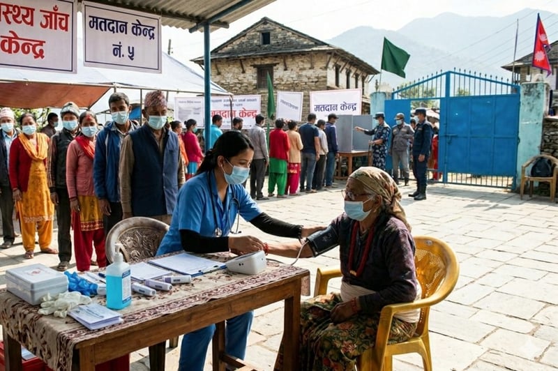 मतदान केन्द्रमा स्वास्थ्य समस्या देखिए कसरी हुन्छ उपचार ?