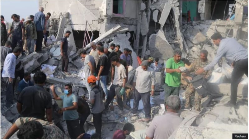 इरानभर २०० बढी मारिए, एक विद्यालयमा मिसाइल खस्दा १०८ जनाको मृत्यु