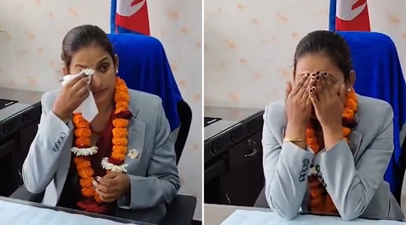 पदभार ग्रहण गर्दा भक्कानिइन् महिलामन्त्री