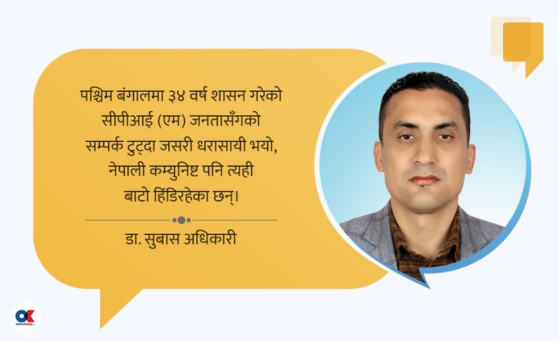 कोमामा कम्युनिष्ट आन्दोलन: सक्किने कि सच्चिने