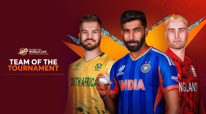 यस्तो छ आईसीसीले सार्वजनिक गरेको टी–२० विश्वकप ‘टिम अफ दि टुर्नामेन्ट’