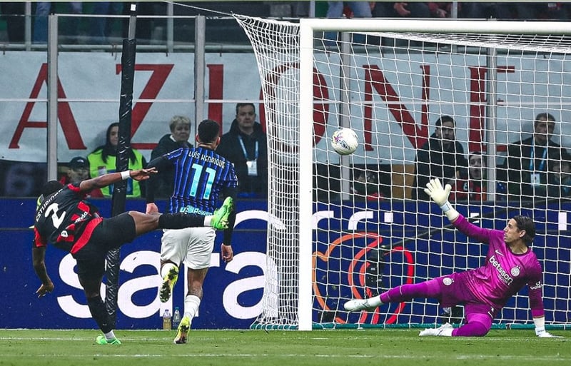 मिलान डर्बी : एकै सिजन एसी मिलानले दोस्रो पटक हरायो इन्टरलाई