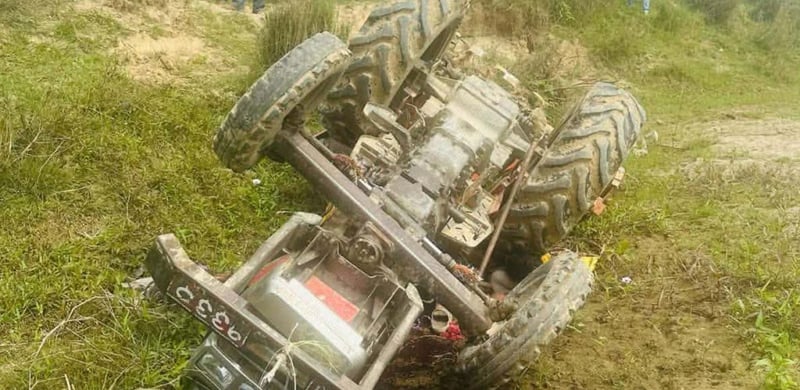 ट्याक्टर दुर्घटनामा चालकको मृत्यु