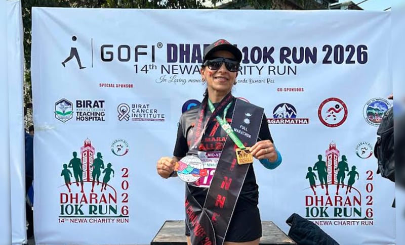 विश्वका सात ठूला म्याराथनपछि अन्जुले पूरा गरिन् सात दिनमा नेपालको सात म्याराथन