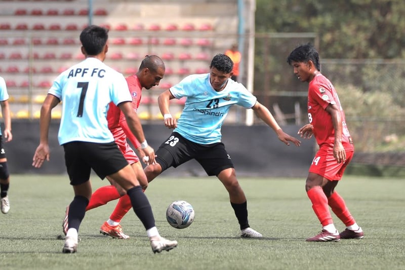 राष्ट्रिय लिग : एपीएफ फेरि बराबरीमा रोकियो, चर्च ब्वाइज पराजित