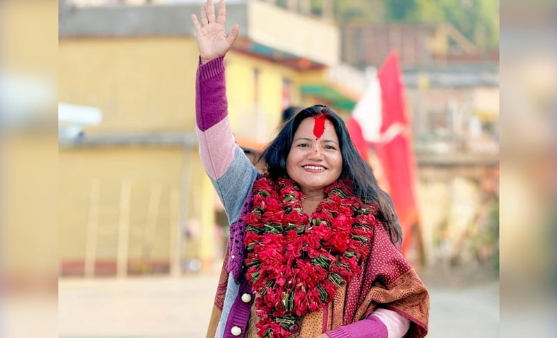 दैलेख–१ मा कांग्रेसकी बासना थापा विजयी