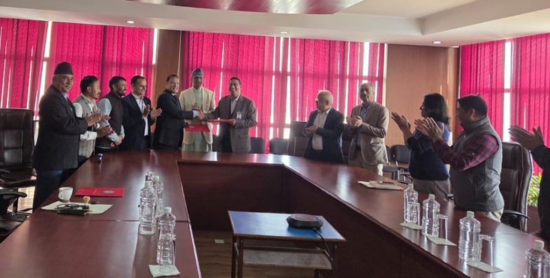 नागरिक लगानी कोष र काठमाडौं विश्वविद्यालयबीच उपदान कोष सञ्चालन सम्झौता