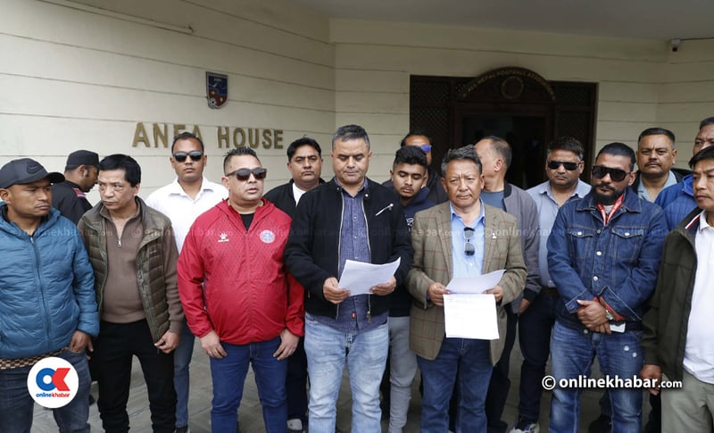 नेपाल फुटबल क्लब संघले एन्फालाई बुझायो ७ बुँदे मागसहित ध्यानाकर्षण पत्र