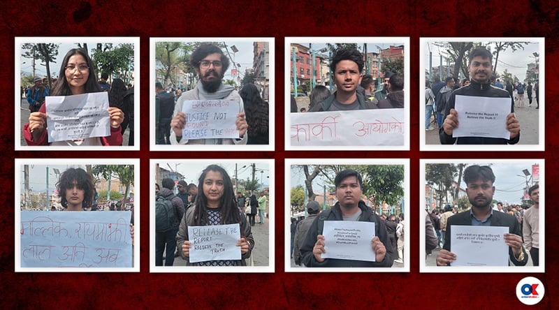 सडकबाट जेनजीको प्रश्न– कार्की आयोगको प्रतिवेदन खोइ ?