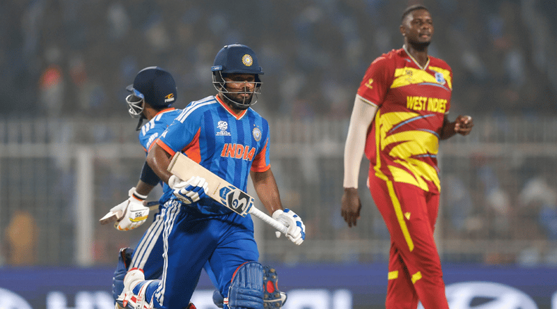 सामसनको शानदार ब्याटिङमा भारत टी-२० विश्वकपको सेमिफाइनलमा, वेस्ट इन्डिज बाहिरियो