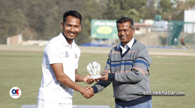 ललित जय ट्रफीको सर्वोत्कृष्ट खेलाडी, इशान उत्कृष्ट ब्याटर