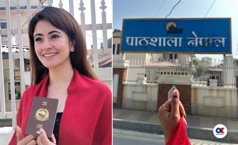 मिस नेपाल लुना लुइँटेलले नयाँ बानेश्वरबाट गरिन् मतदान (तस्वीर)