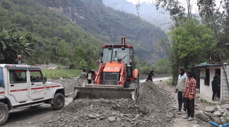 बजेट अभावमा म्याग्दीका बहुवर्षीय सडक आयोजना प्रभावित