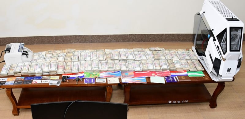 काठमाडौंको नागार्जुनबाट १ करोड १६ लाख नगदसहित दुई हुन्डी कारोबारी पक्राउ