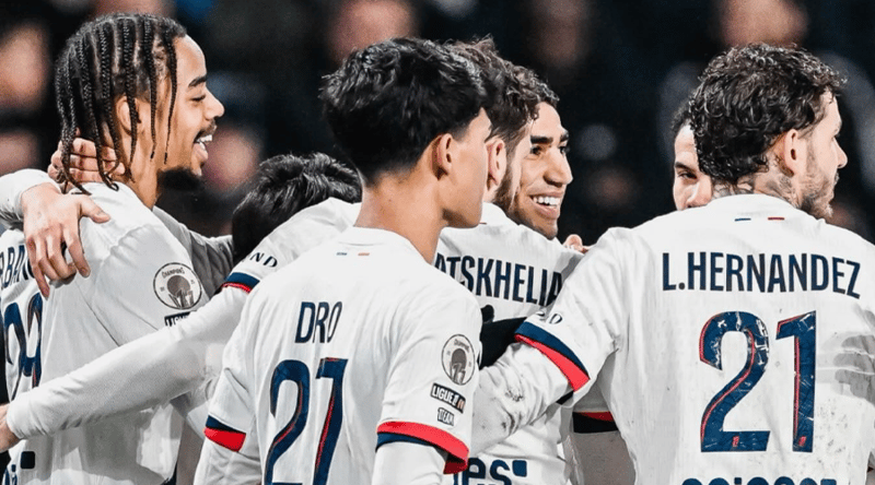 पीएसजीलाई चार अंकको अग्रता