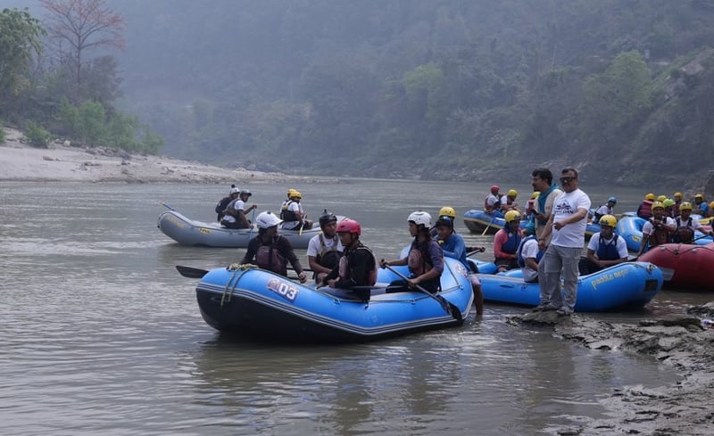 जल पर्यटन प्रवर्द्धनका लागि र्याफ्टिङ महोत्सव